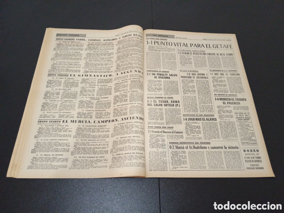 Coleccionismo deportivo: MARCA 15/05/1972 - Foto 9