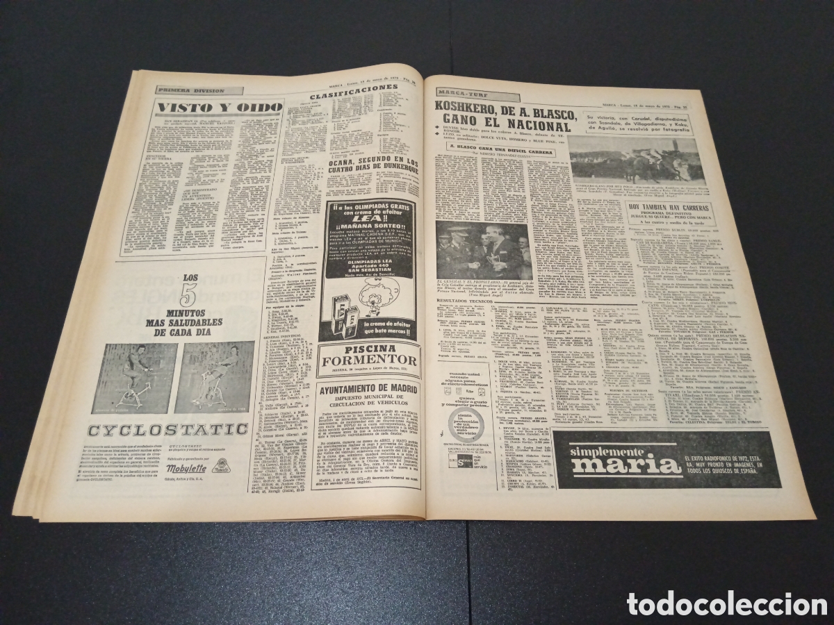 Coleccionismo deportivo: MARCA 15/05/1972 - Foto 11