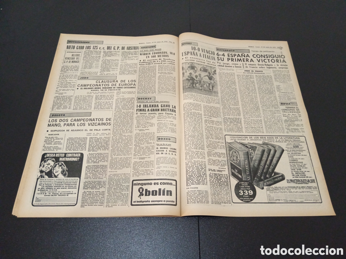 Coleccionismo deportivo: MARCA 15/05/1972 - Foto 12