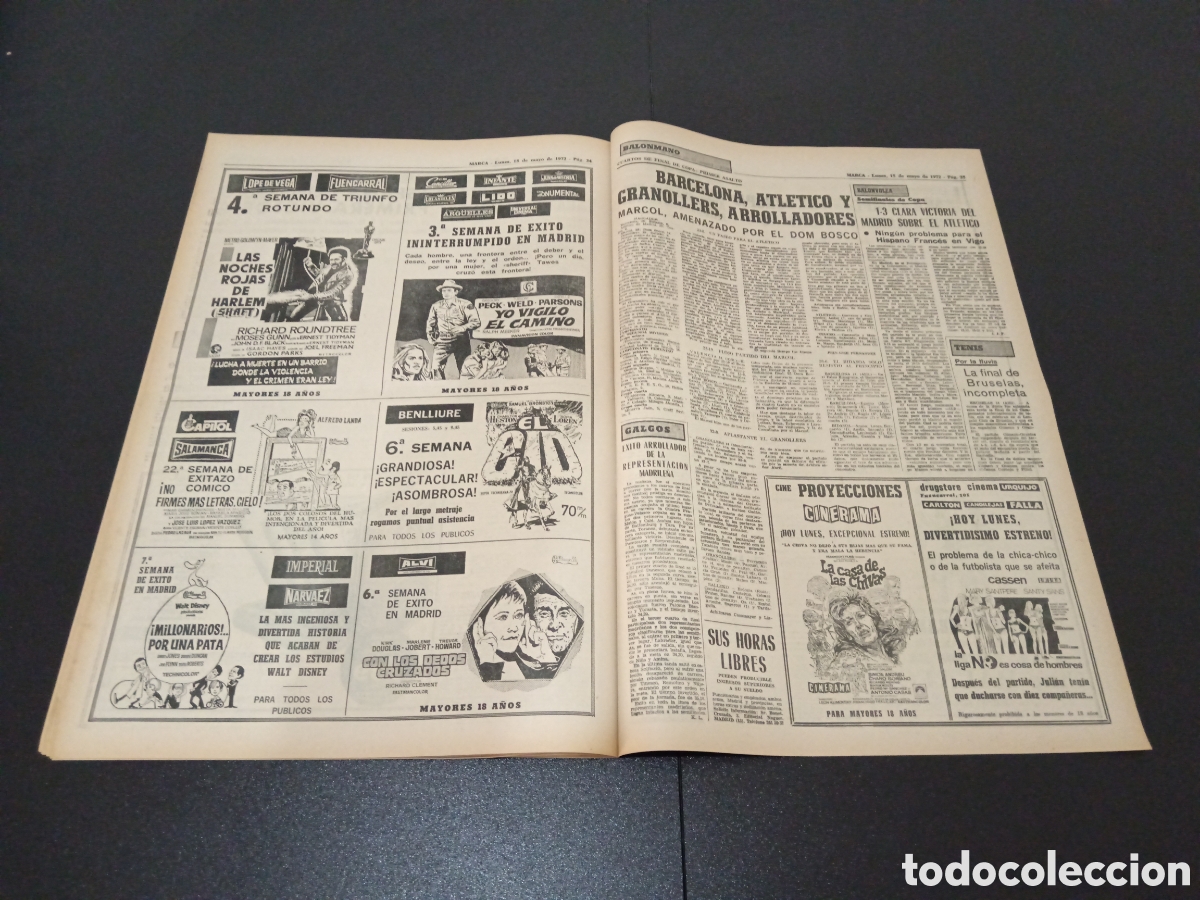 Coleccionismo deportivo: MARCA 15/05/1972 - Foto 13
