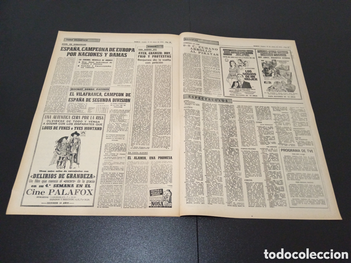 Coleccionismo deportivo: MARCA 15/05/1972 - Foto 14