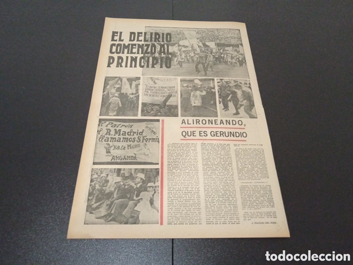 Coleccionismo deportivo: MARCA 15/05/1972 - Foto 15
