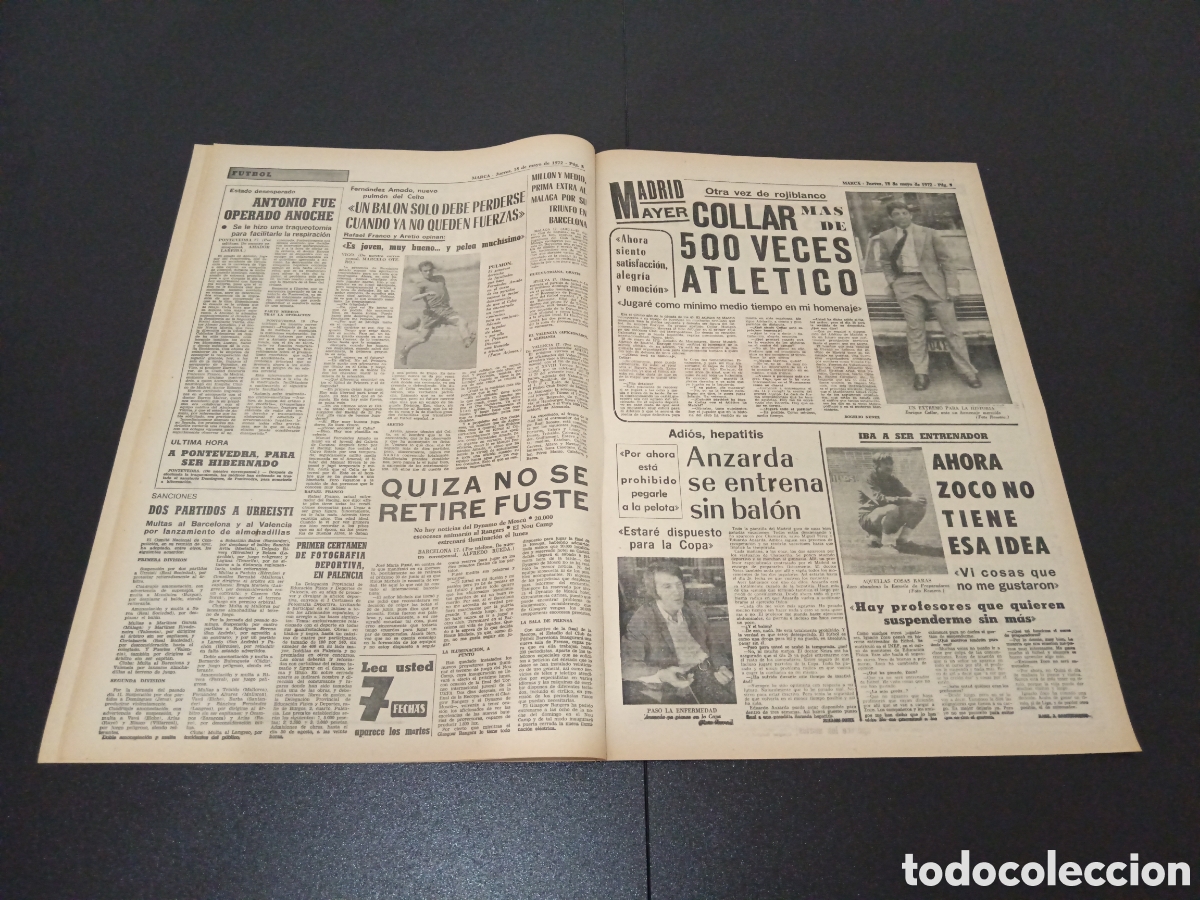 Coleccionismo deportivo: MARCA 18/05/1972 - Foto 4
