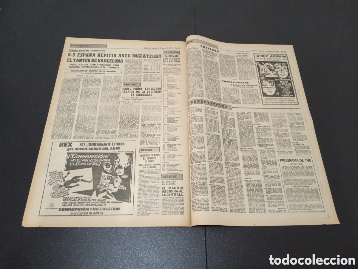 Coleccionismo deportivo: MARCA 18/05/1972 - Foto 7