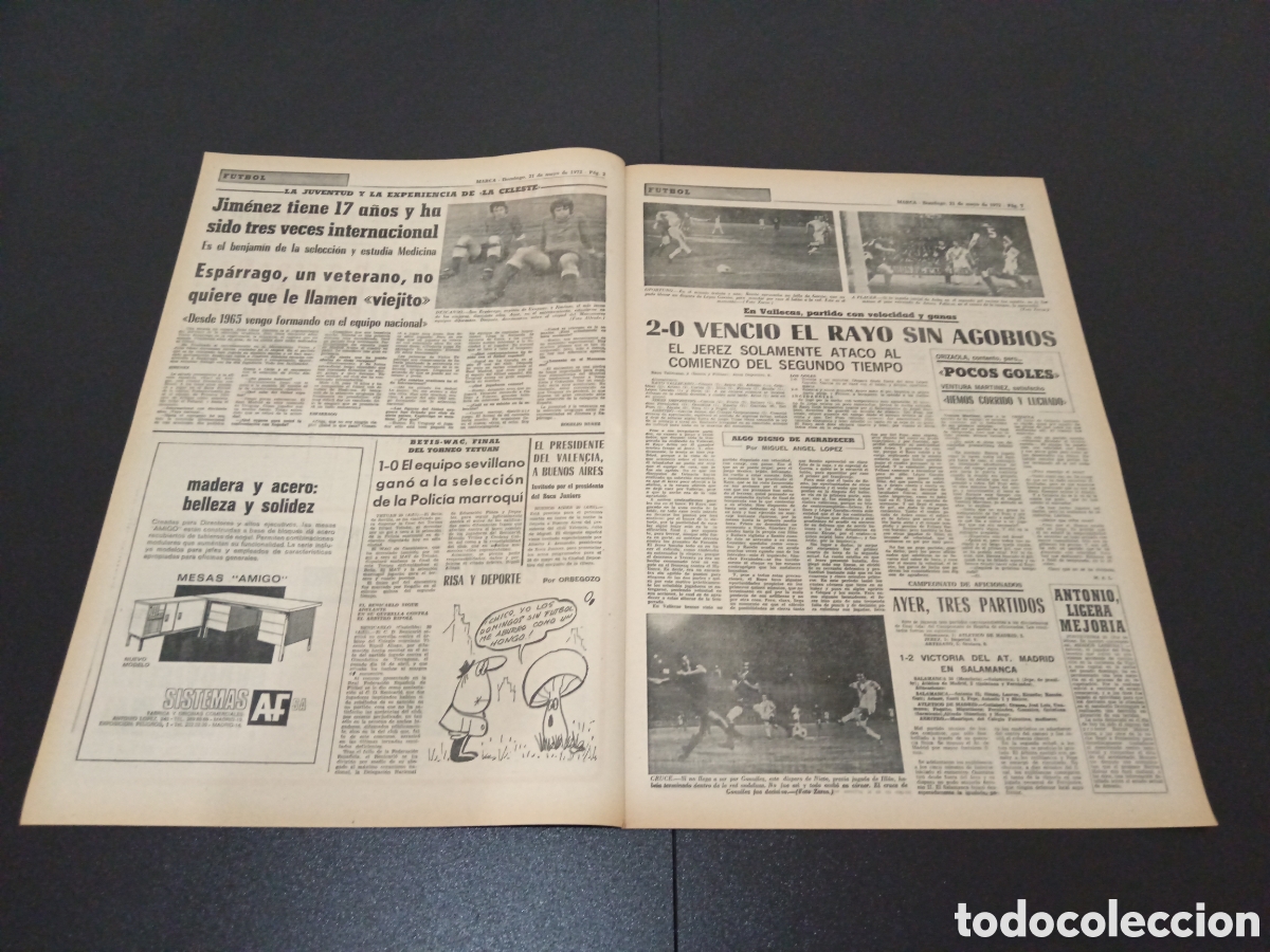 Coleccionismo deportivo: MARCA 21/05/1972 - Foto 2