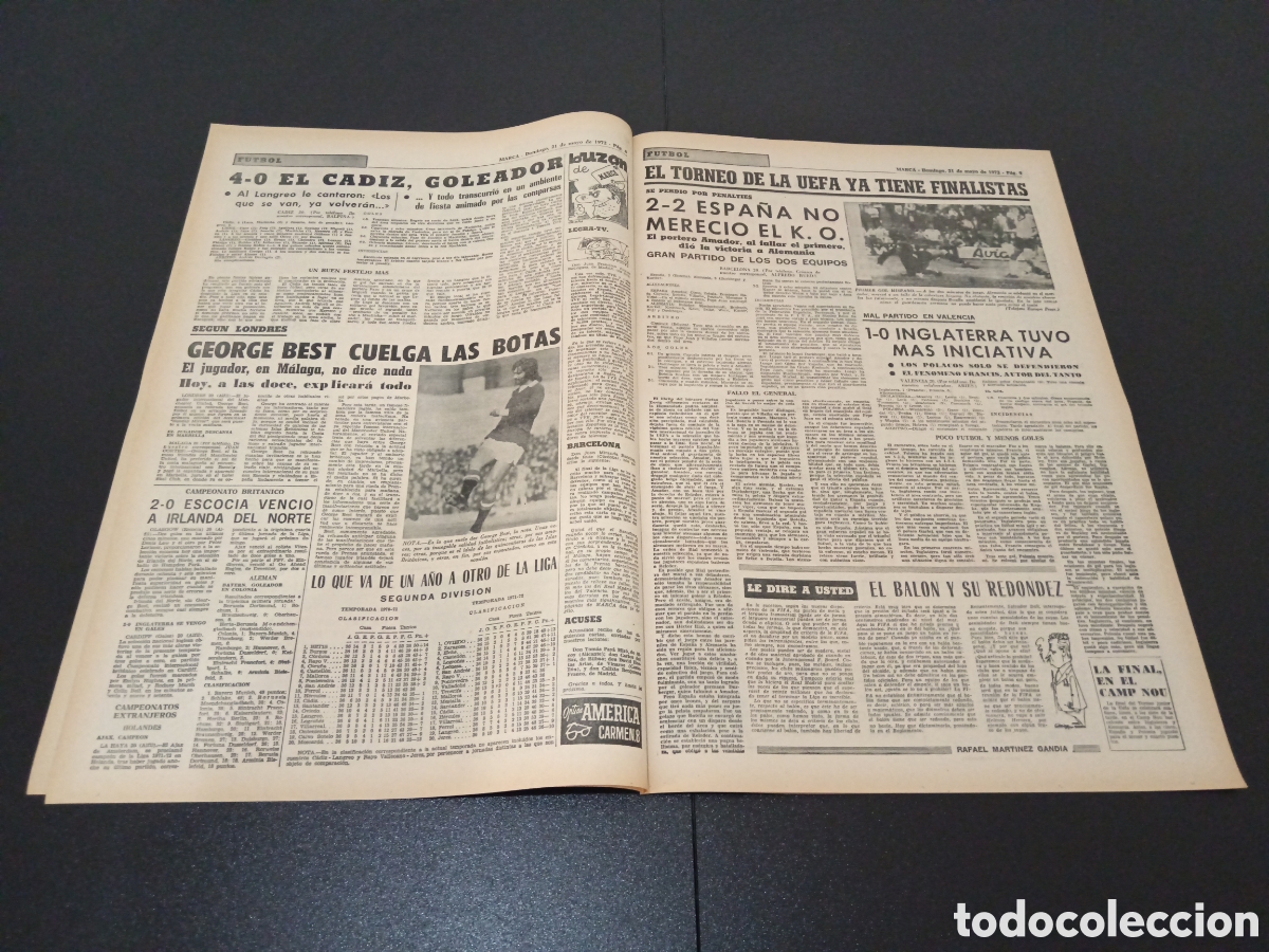 Coleccionismo deportivo: MARCA 21/05/1972 - Foto 3