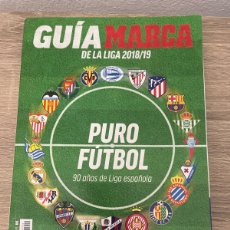 Coleccionismo deportivo: GUÍA DE LA LIGA MARCA 18/19