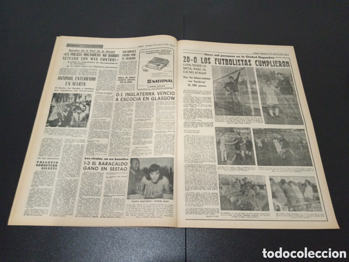 Coleccionismo deportivo: MARCA 28/05/1972 - Foto 4