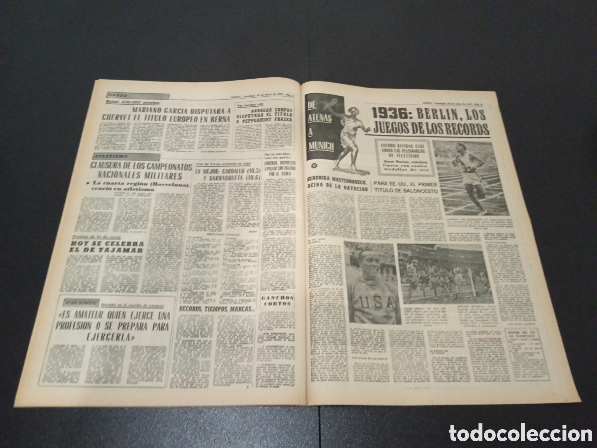 Coleccionismo deportivo: MARCA 28/05/1972 - Foto 5