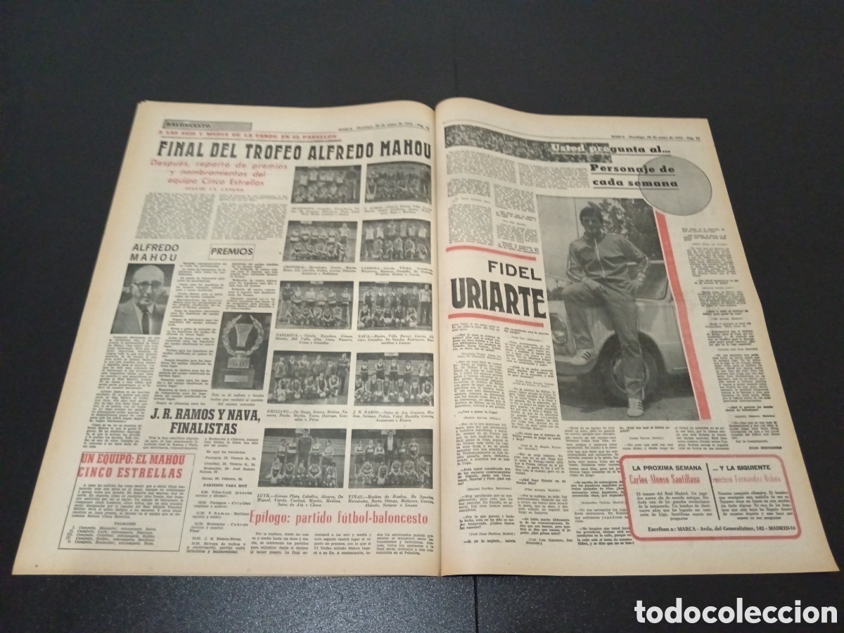 Coleccionismo deportivo: MARCA 28/05/1972 - Foto 6