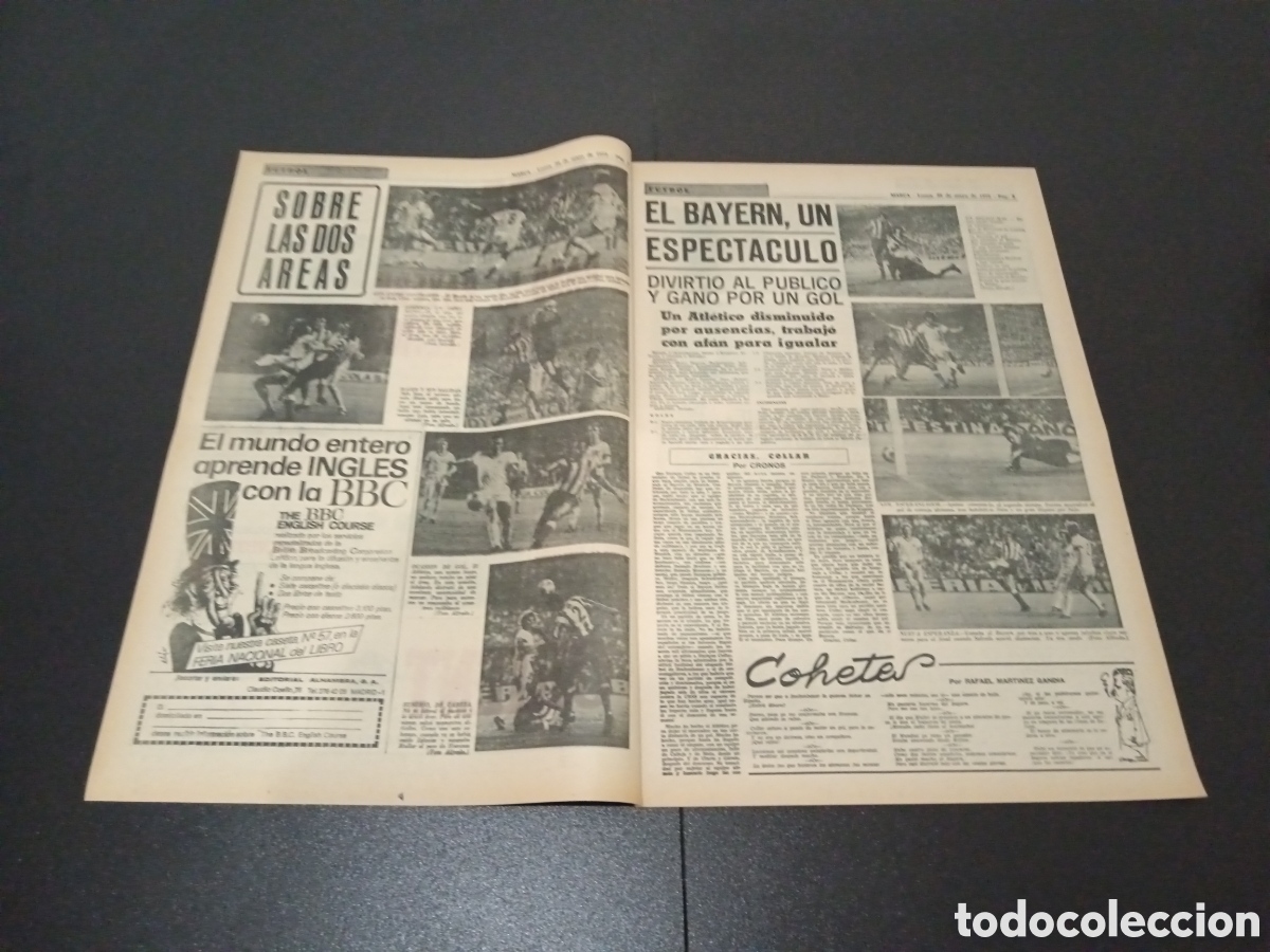Coleccionismo deportivo: MARCA 29/05/1972 - Foto 2