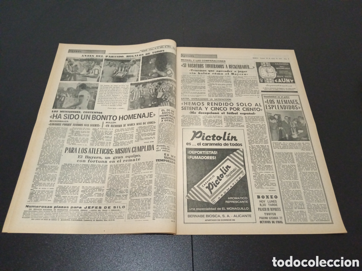 Coleccionismo deportivo: MARCA 29/05/1972 - Foto 3