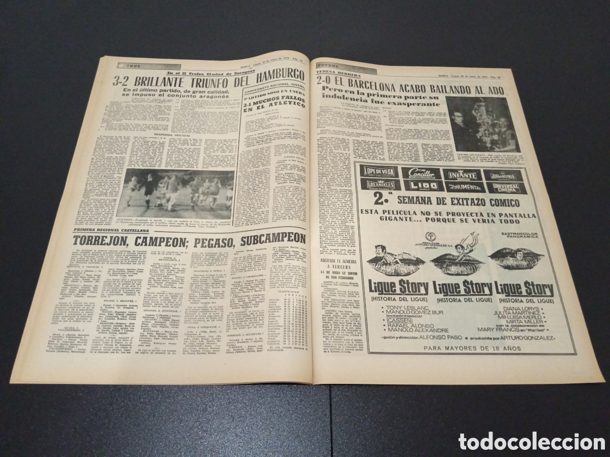 Coleccionismo deportivo: MARCA 29/05/1972 - Foto 7