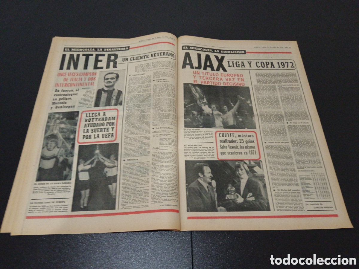 Coleccionismo deportivo: MARCA 29/05/1972 - Foto 8