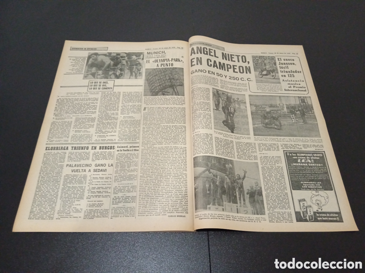 Coleccionismo deportivo: MARCA 29/05/1972 - Foto 10