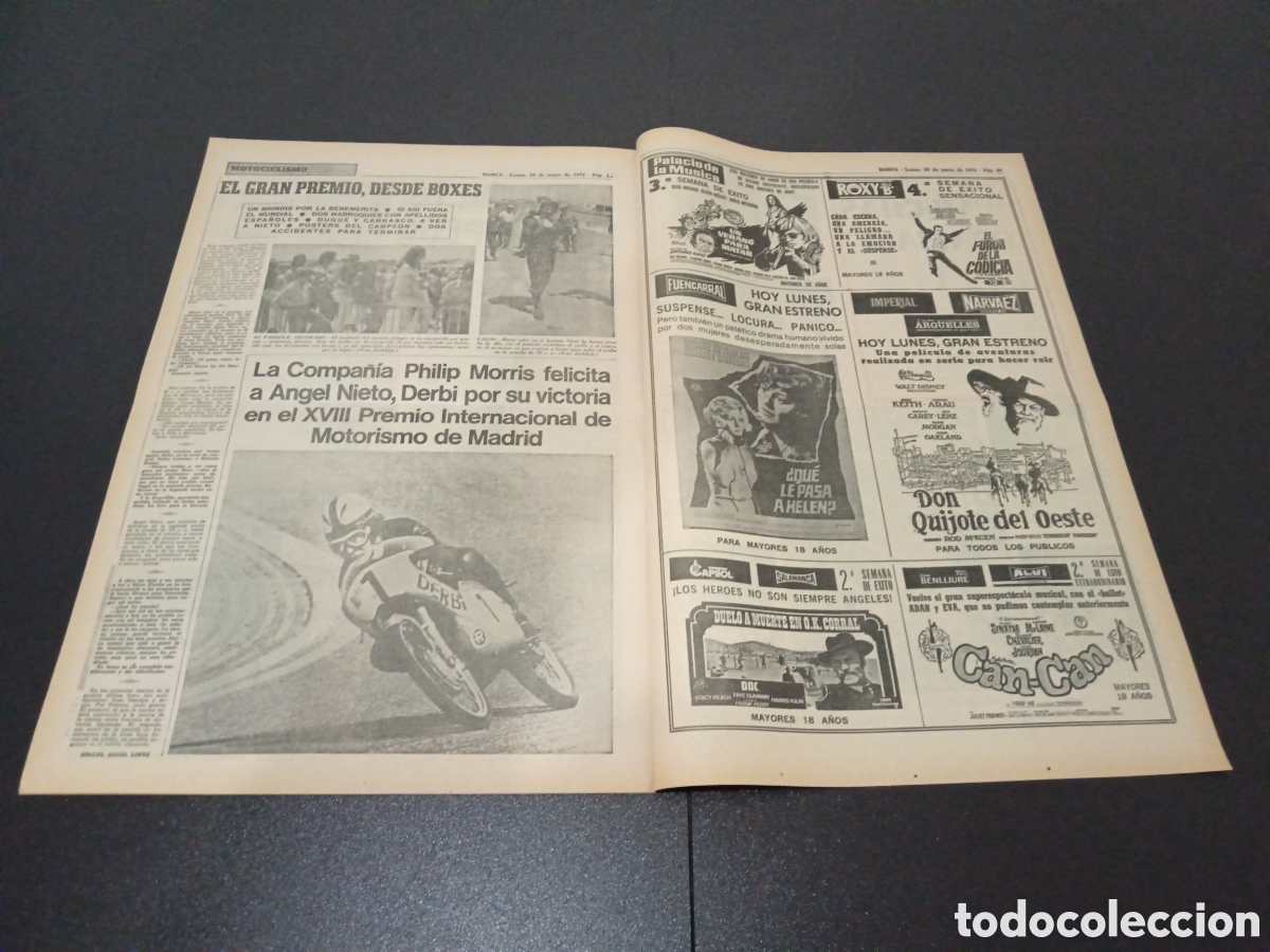 Coleccionismo deportivo: MARCA 29/05/1972 - Foto 11