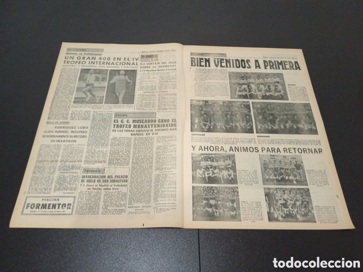 Coleccionismo deportivo: MARCA 02/06/1972 - Foto 2