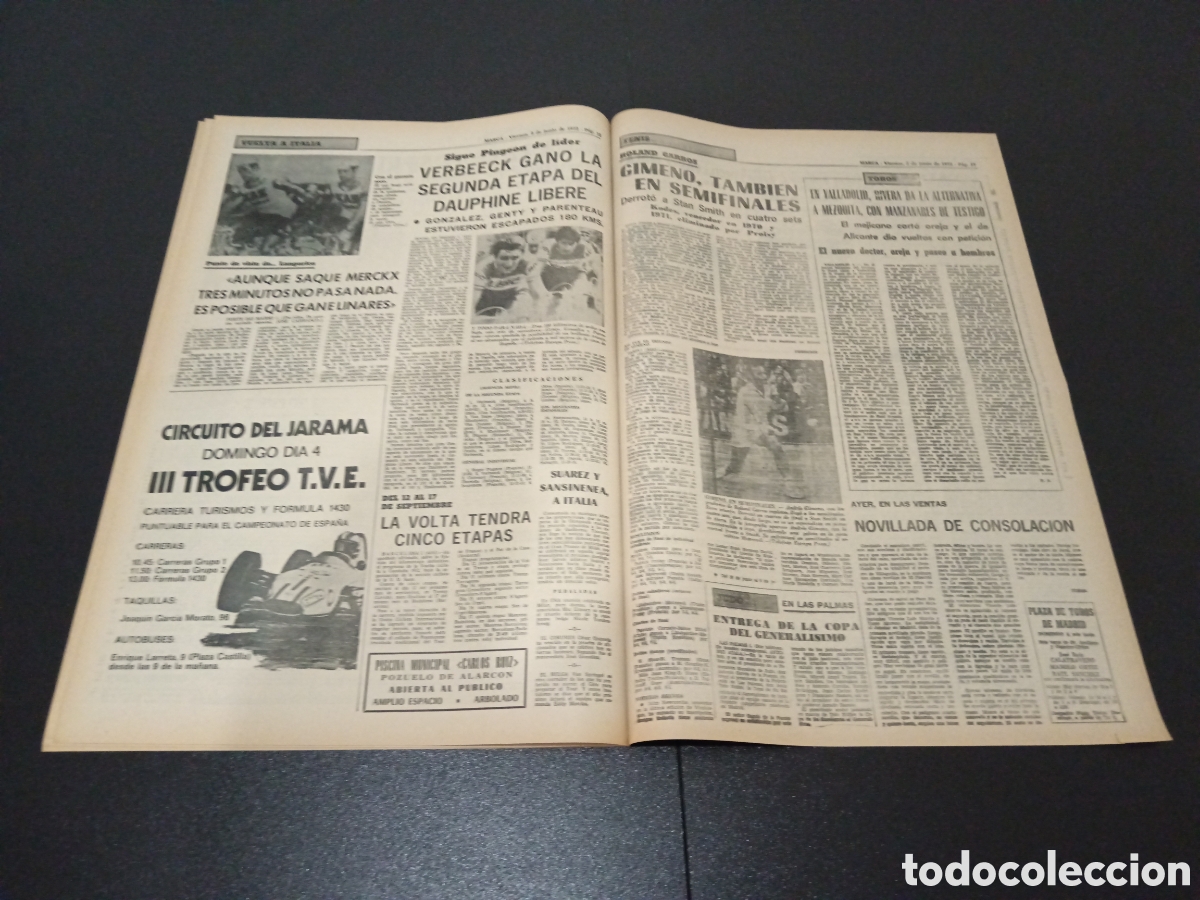Coleccionismo deportivo: MARCA 02/06/1972 - Foto 7