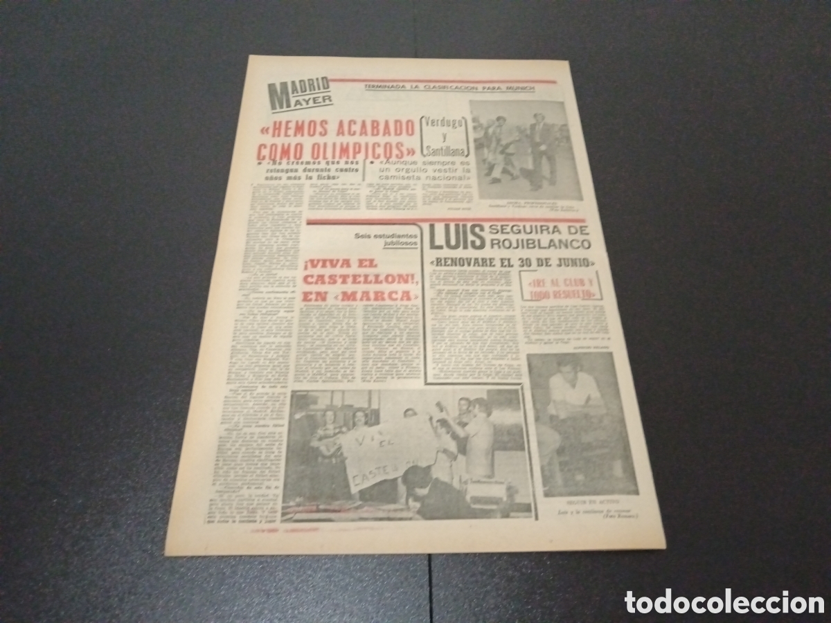 Coleccionismo deportivo: MARCA 02/06/1972 - Foto 9