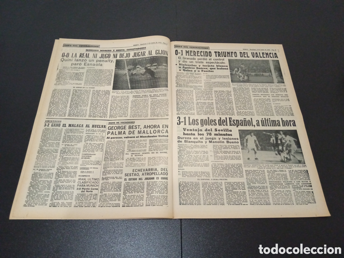 Coleccionismo deportivo: MARCA 04/06/1972 - Foto 3