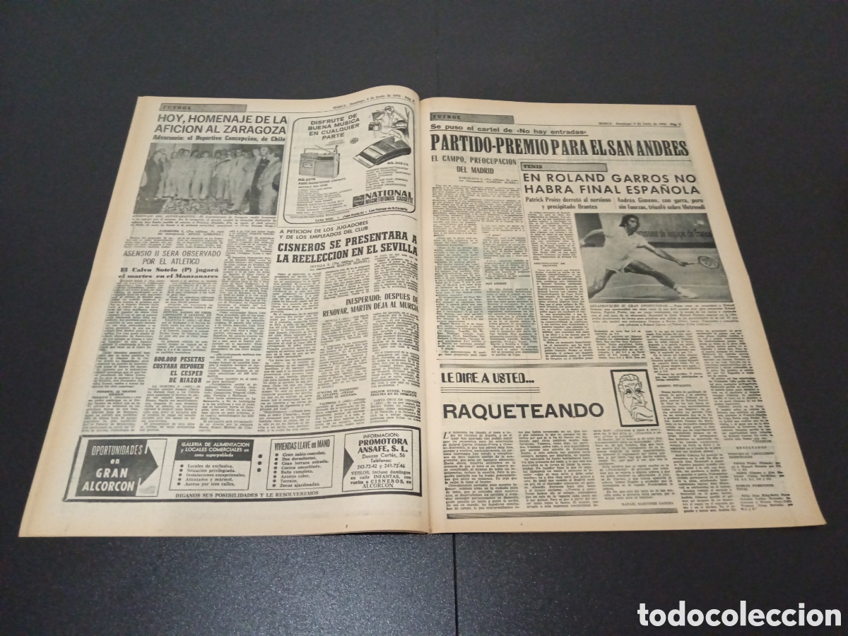 Coleccionismo deportivo: MARCA 04/06/1972 - Foto 4