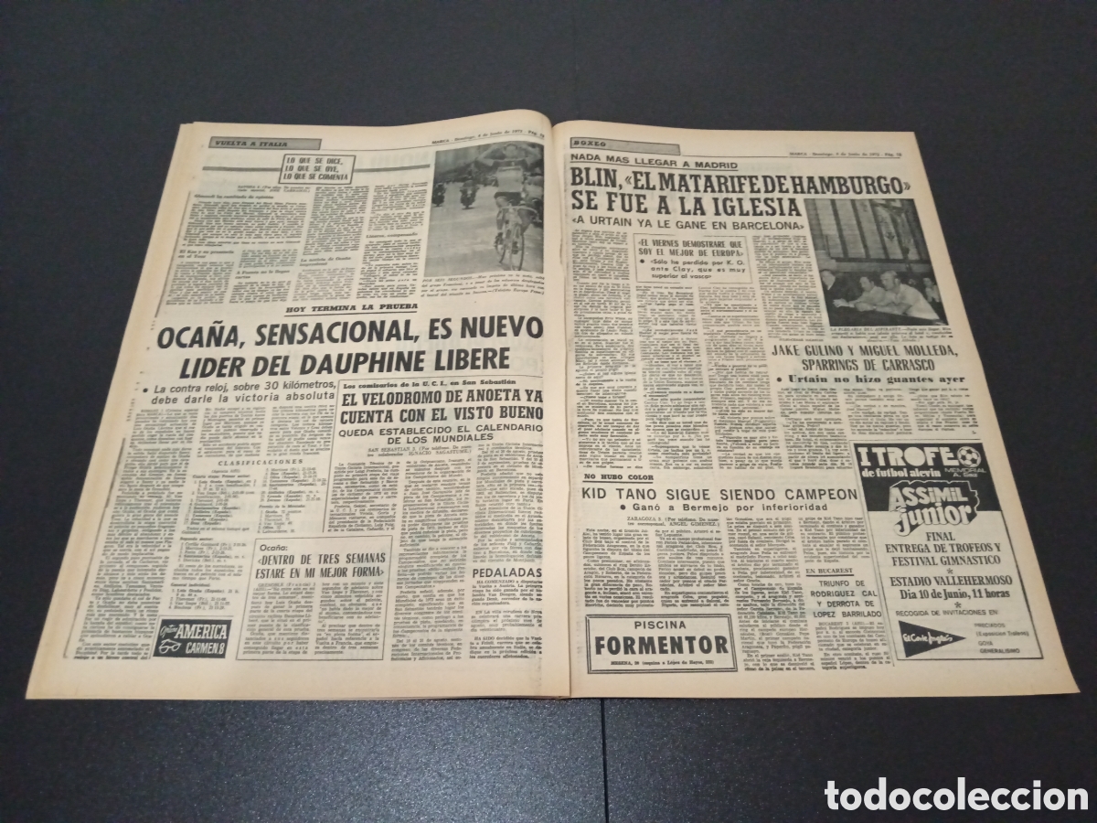 Coleccionismo deportivo: MARCA 04/06/1972 - Foto 6