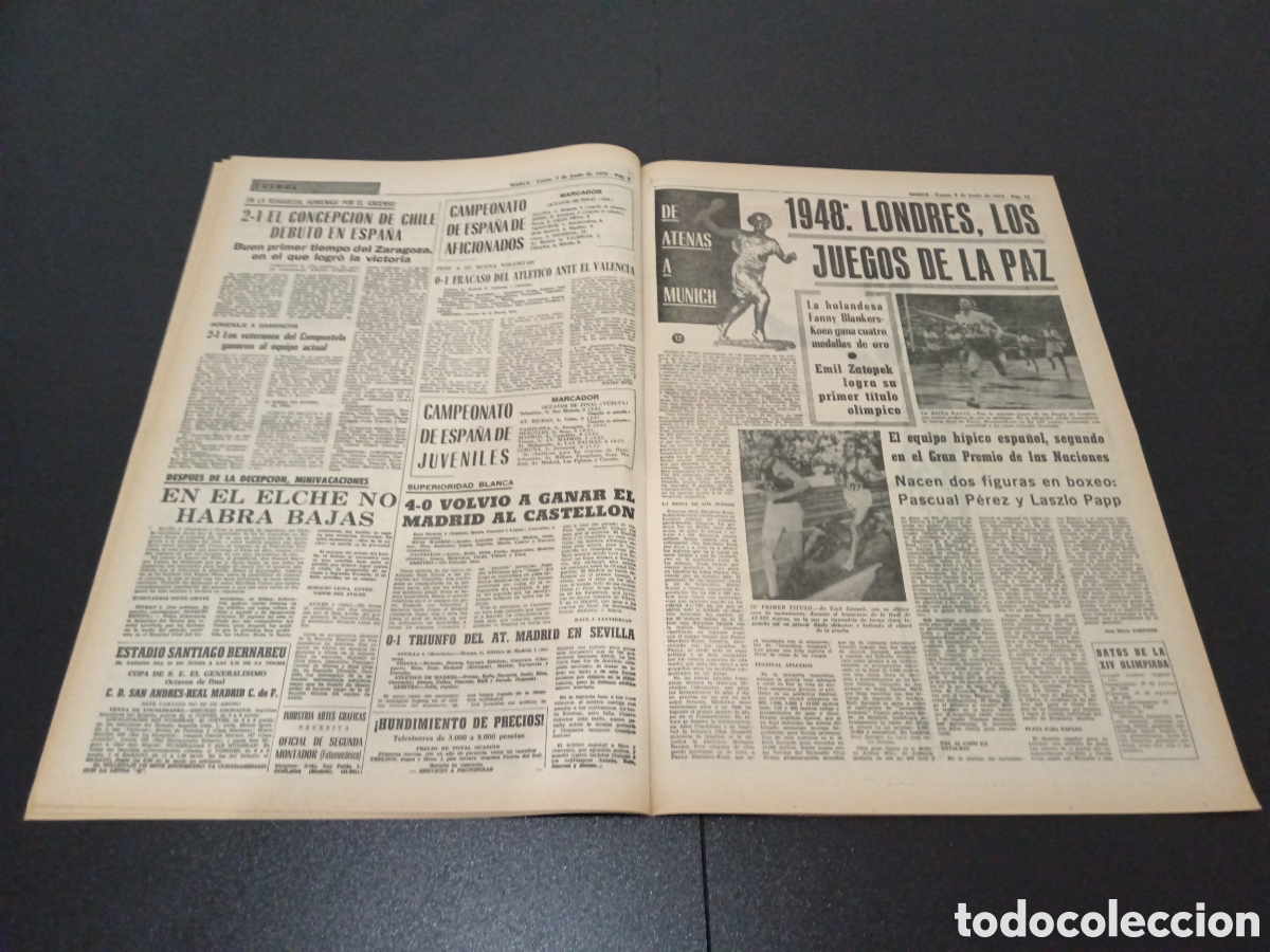 Coleccionismo deportivo: MARCA 05/06/1972 - Foto 5