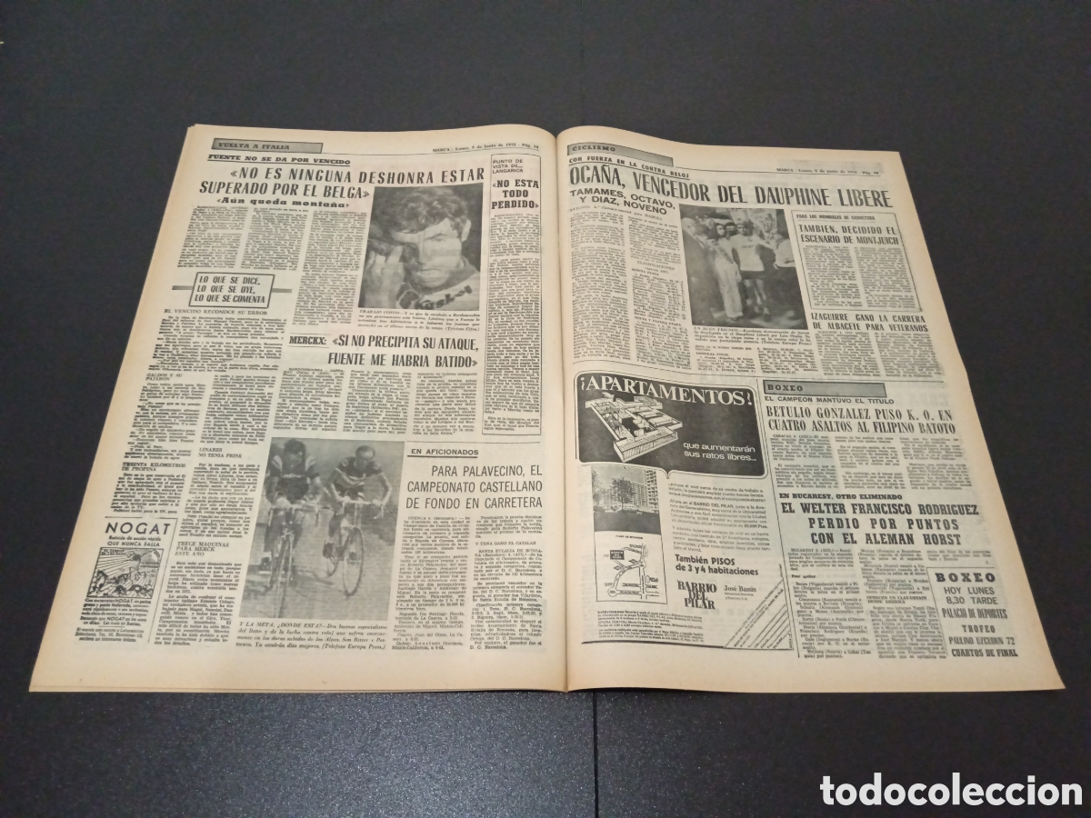 Coleccionismo deportivo: MARCA 05/06/1972 - Foto 7