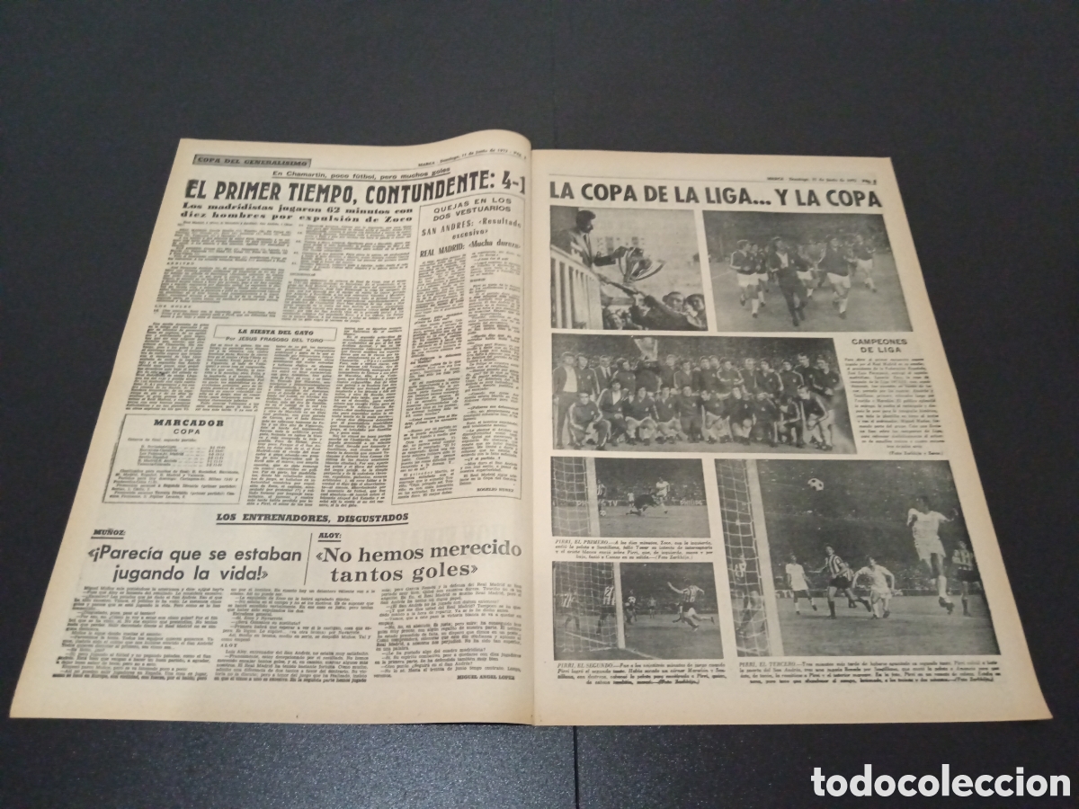 Coleccionismo deportivo: MARCA 11/06/1972 - Foto 2
