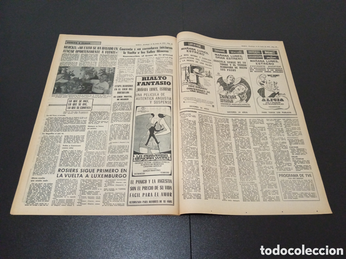 Coleccionismo deportivo: MARCA 11/06/1972 - Foto 6