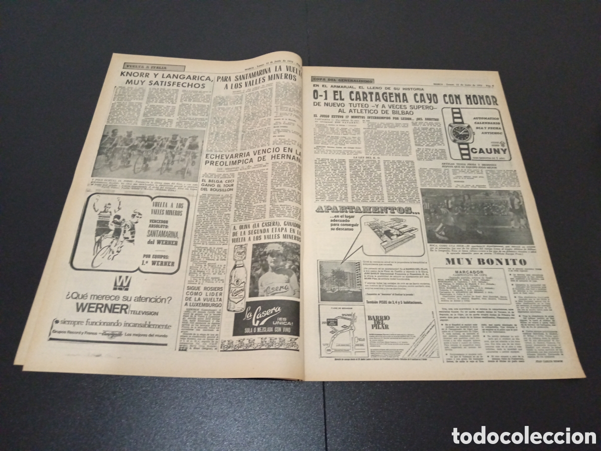 Coleccionismo deportivo: MARCA 12/06/1972 - Foto 3