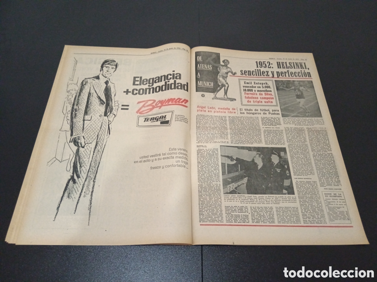 Coleccionismo deportivo: MARCA 12/06/1972 - Foto 7