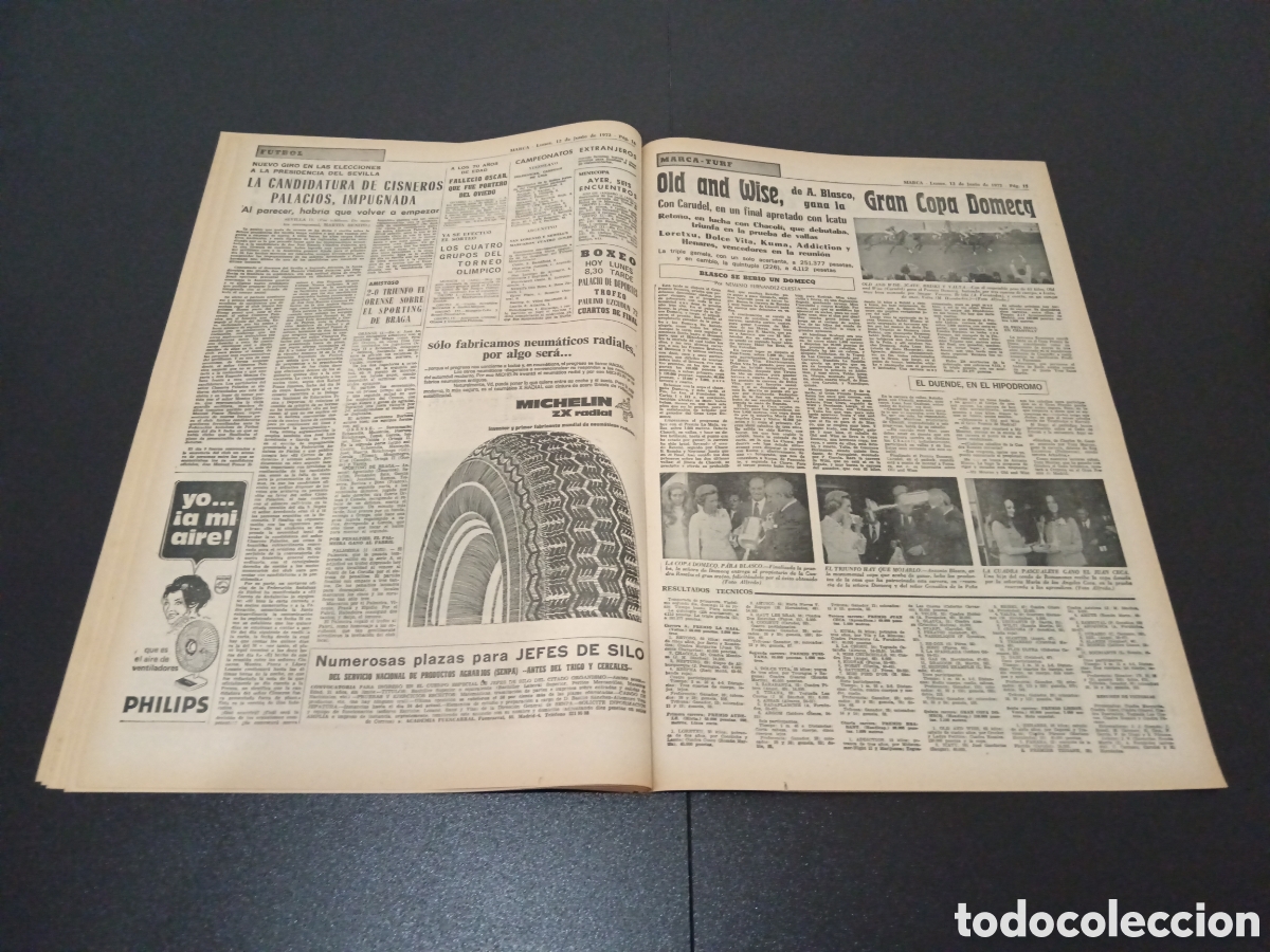 Coleccionismo deportivo: MARCA 12/06/1972 - Foto 8