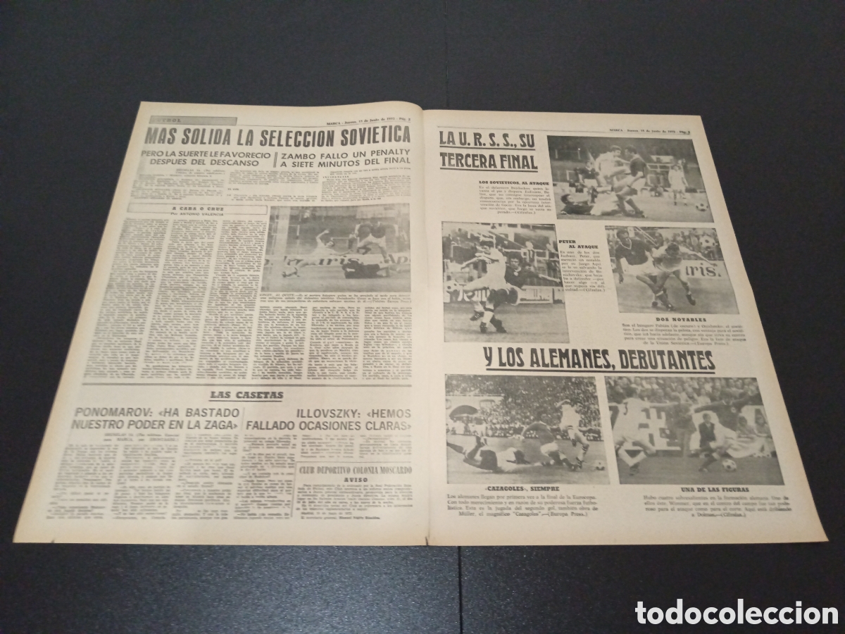 Coleccionismo deportivo: MARCA 15/06/1972 - Foto 2