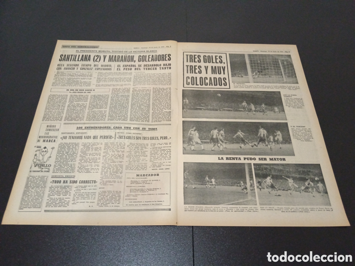 Coleccionismo deportivo: MARCA 18/06/1972 - Foto 2