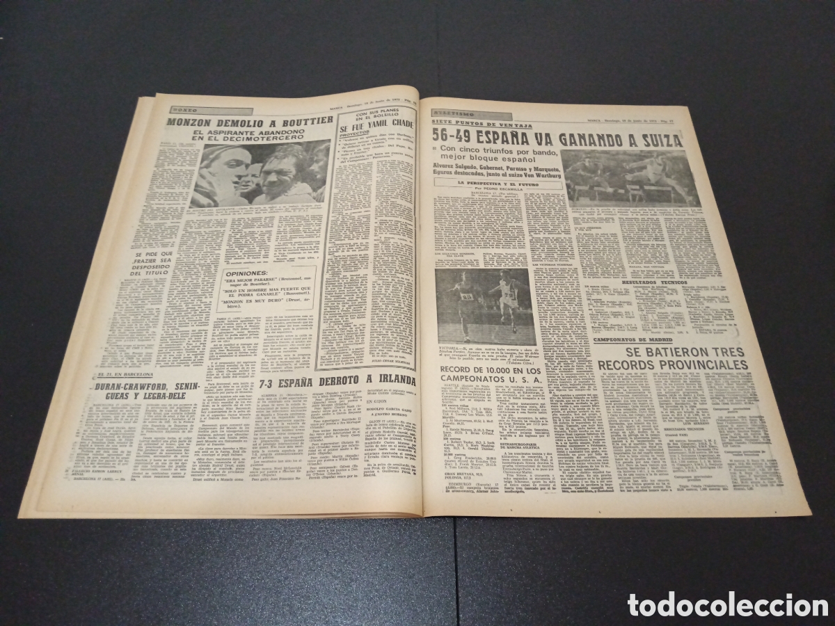 Coleccionismo deportivo: MARCA 18/06/1972 - Foto 6