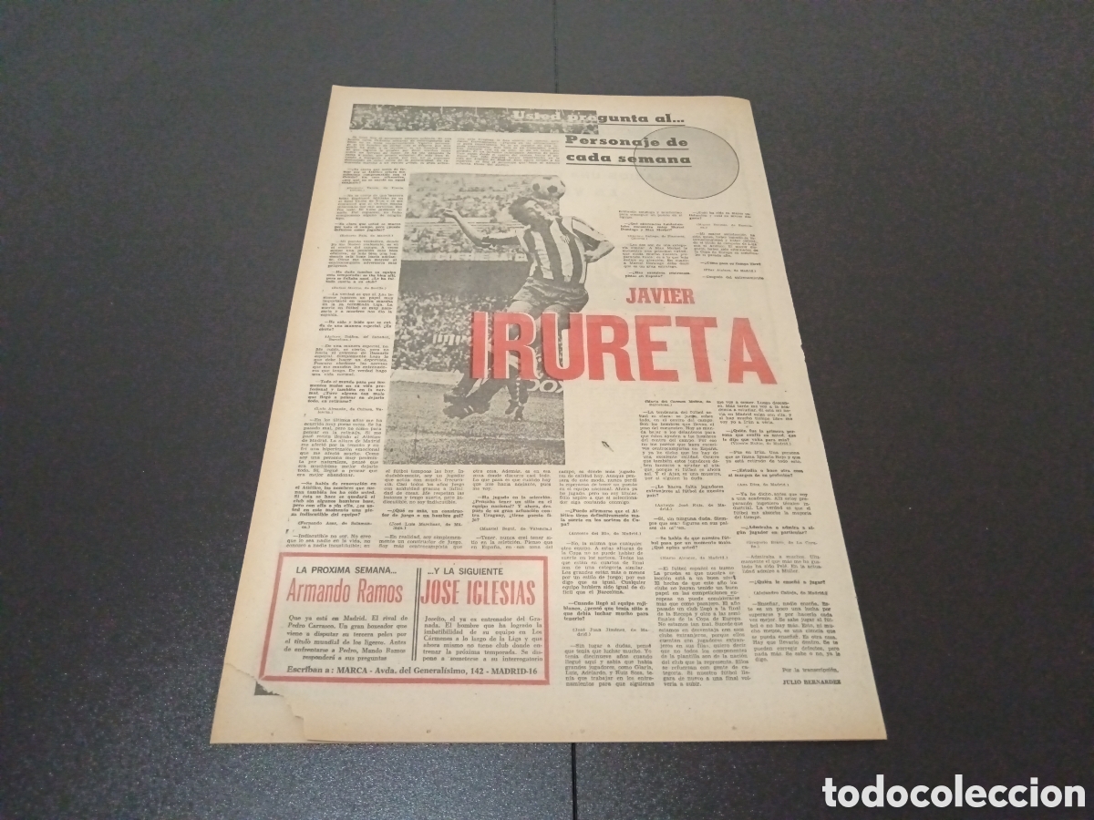 Coleccionismo deportivo: MARCA 18/06/1972 - Foto 8