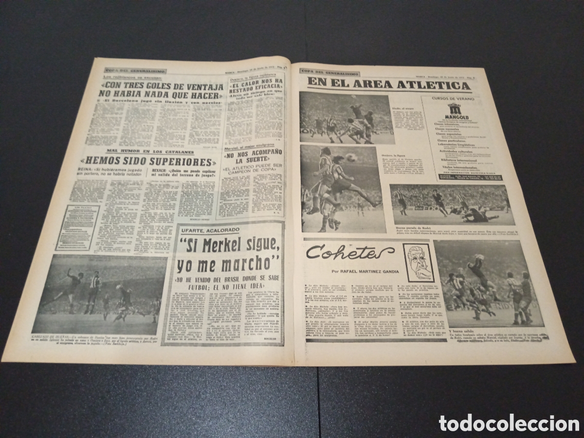 Coleccionismo deportivo: MARCA 25/06/1972 - Foto 3