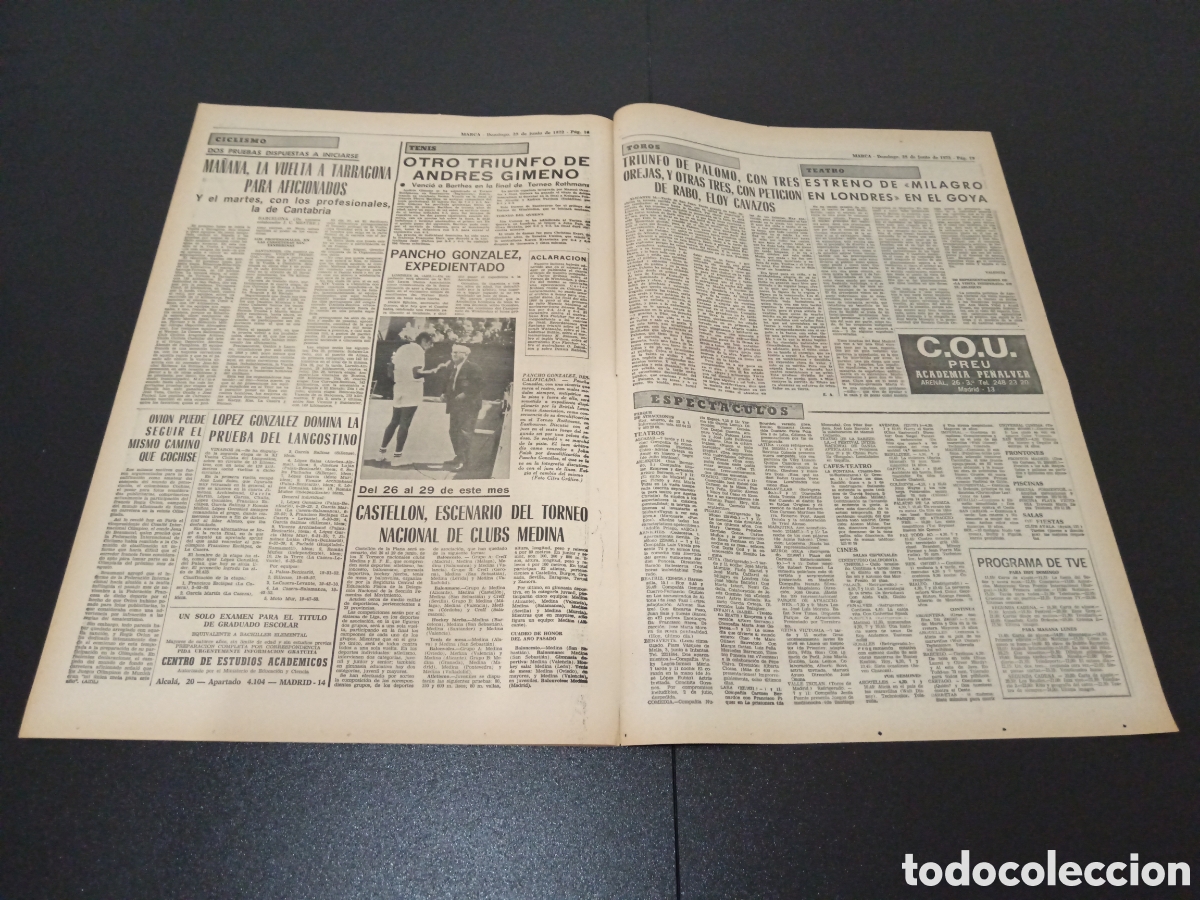 Coleccionismo deportivo: MARCA 25/06/1972 - Foto 7