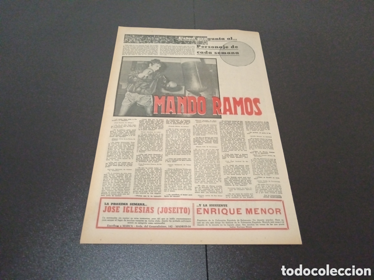Coleccionismo deportivo: MARCA 25/06/1972 - Foto 8