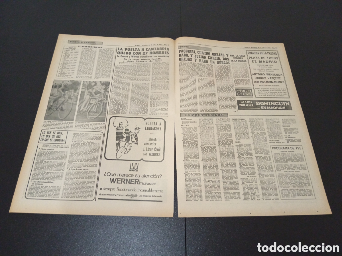 Coleccionismo deportivo: MARCA 02/07/1972 - Foto 3