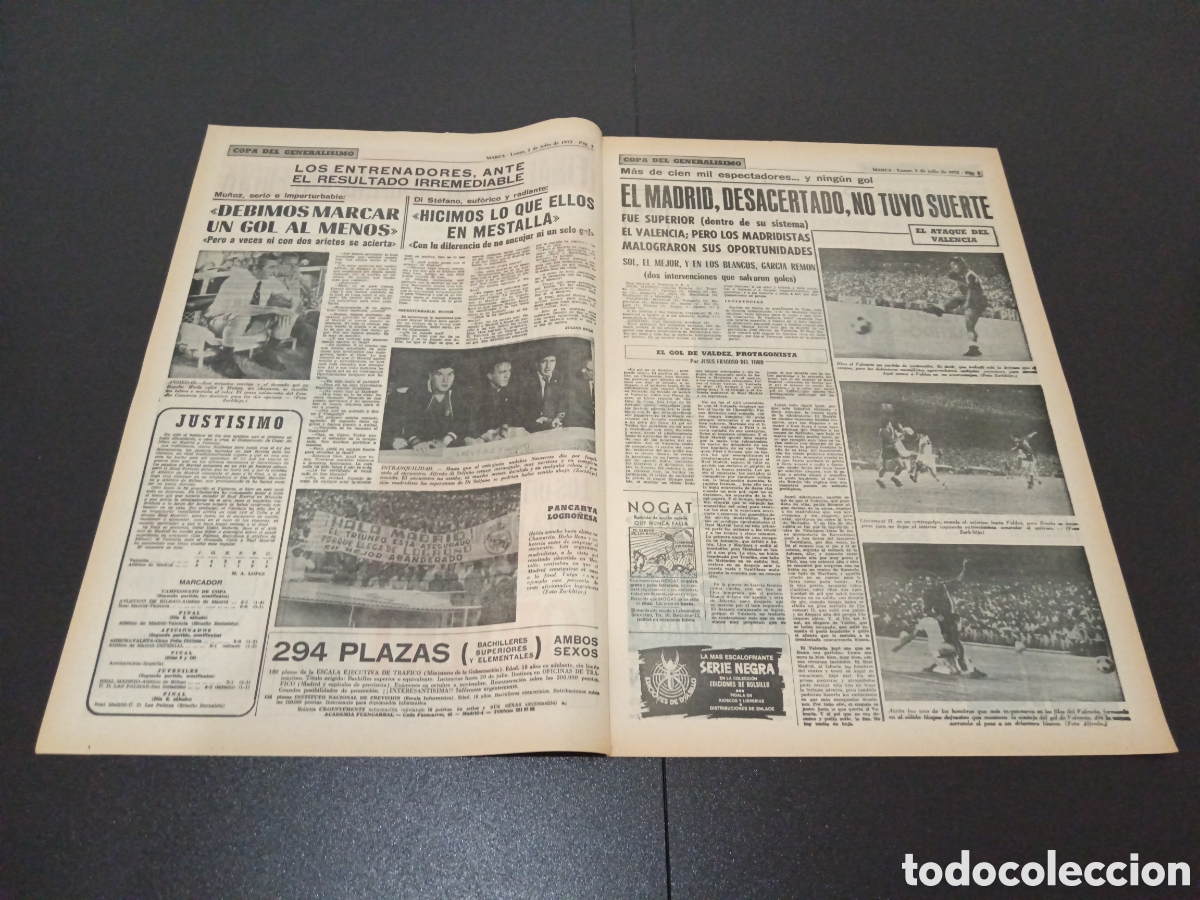 Coleccionismo deportivo: MARCA 03/07/1972 - Foto 2