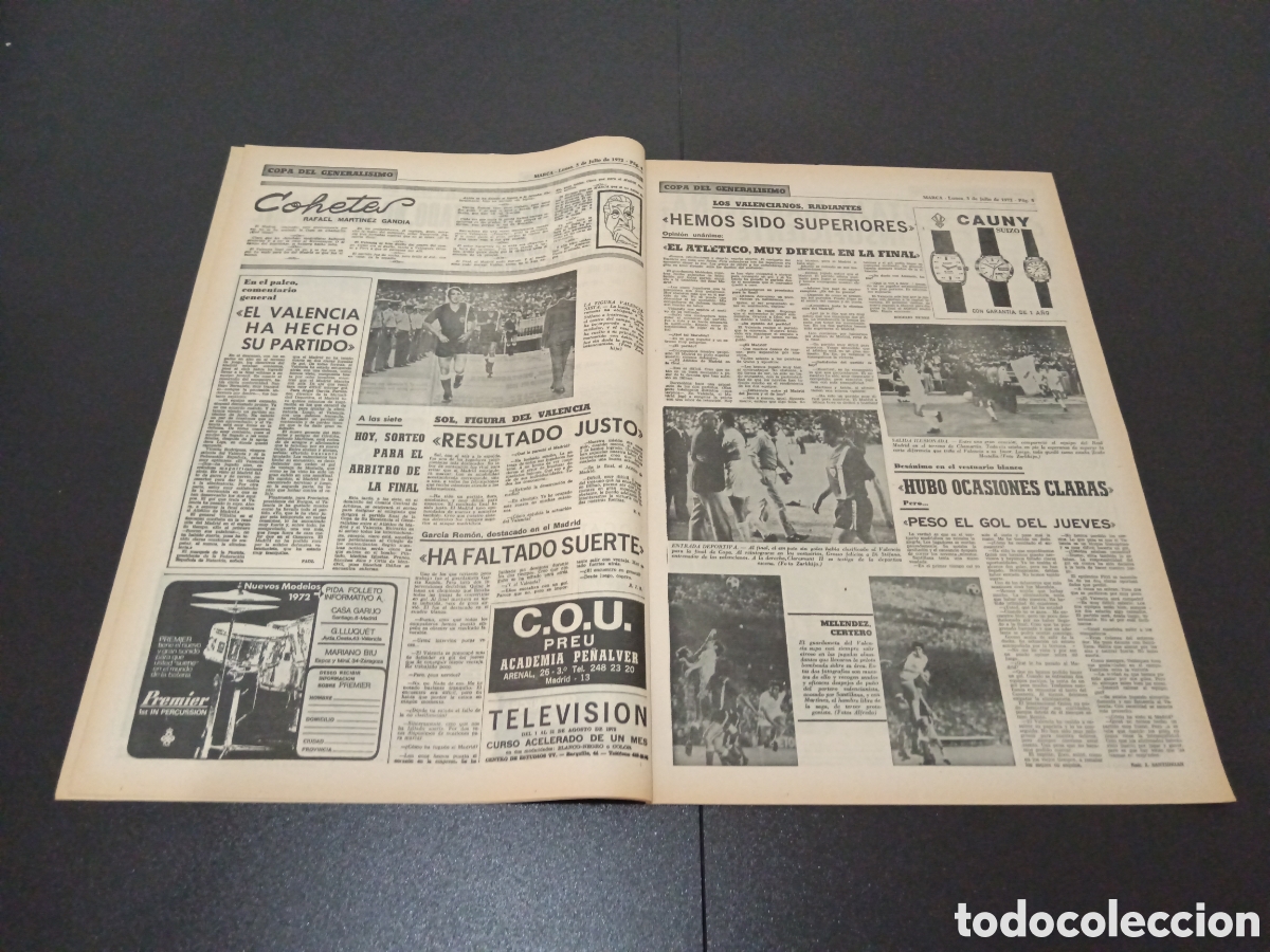 Coleccionismo deportivo: MARCA 03/07/1972 - Foto 3