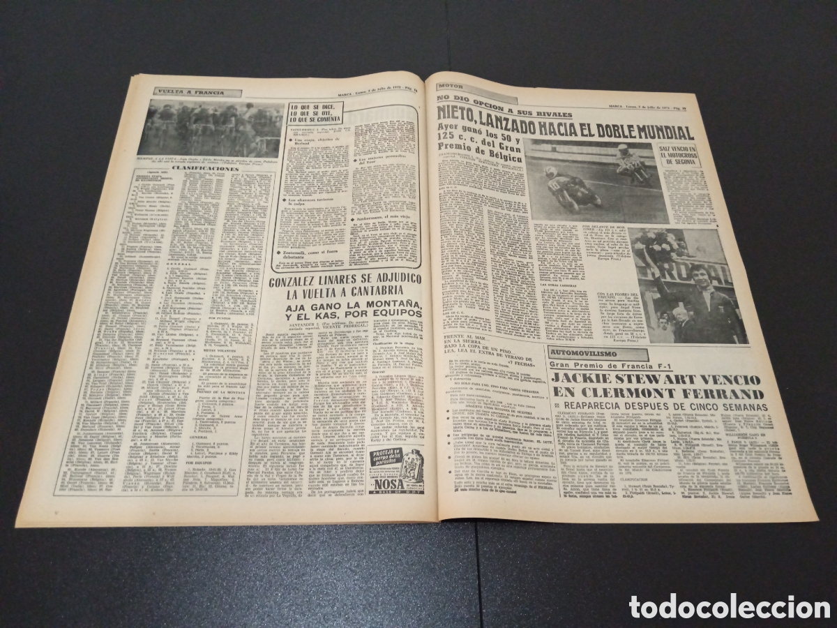 Coleccionismo deportivo: MARCA 03/07/1972 - Foto 8