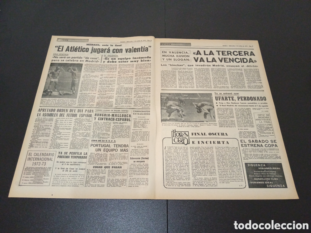 Coleccionismo deportivo: MARCA 05/07/1972 - Foto 2