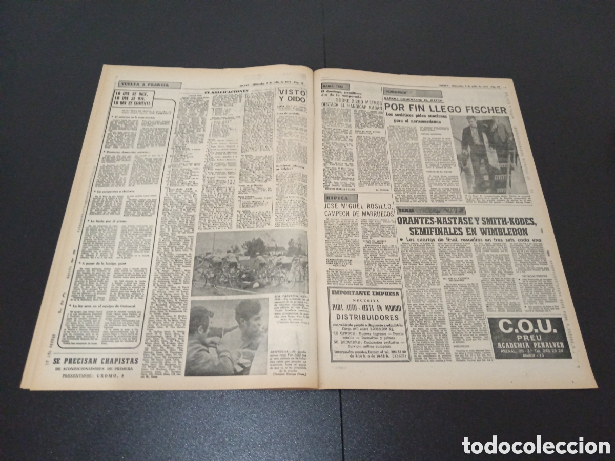 Coleccionismo deportivo: MARCA 05/07/1972 - Foto 4