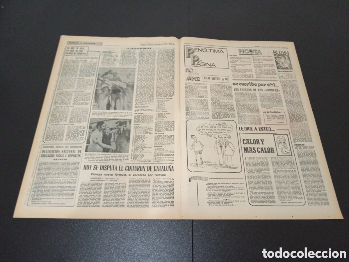 Coleccionismo deportivo: MARCA 06/07/1972 - Foto 4