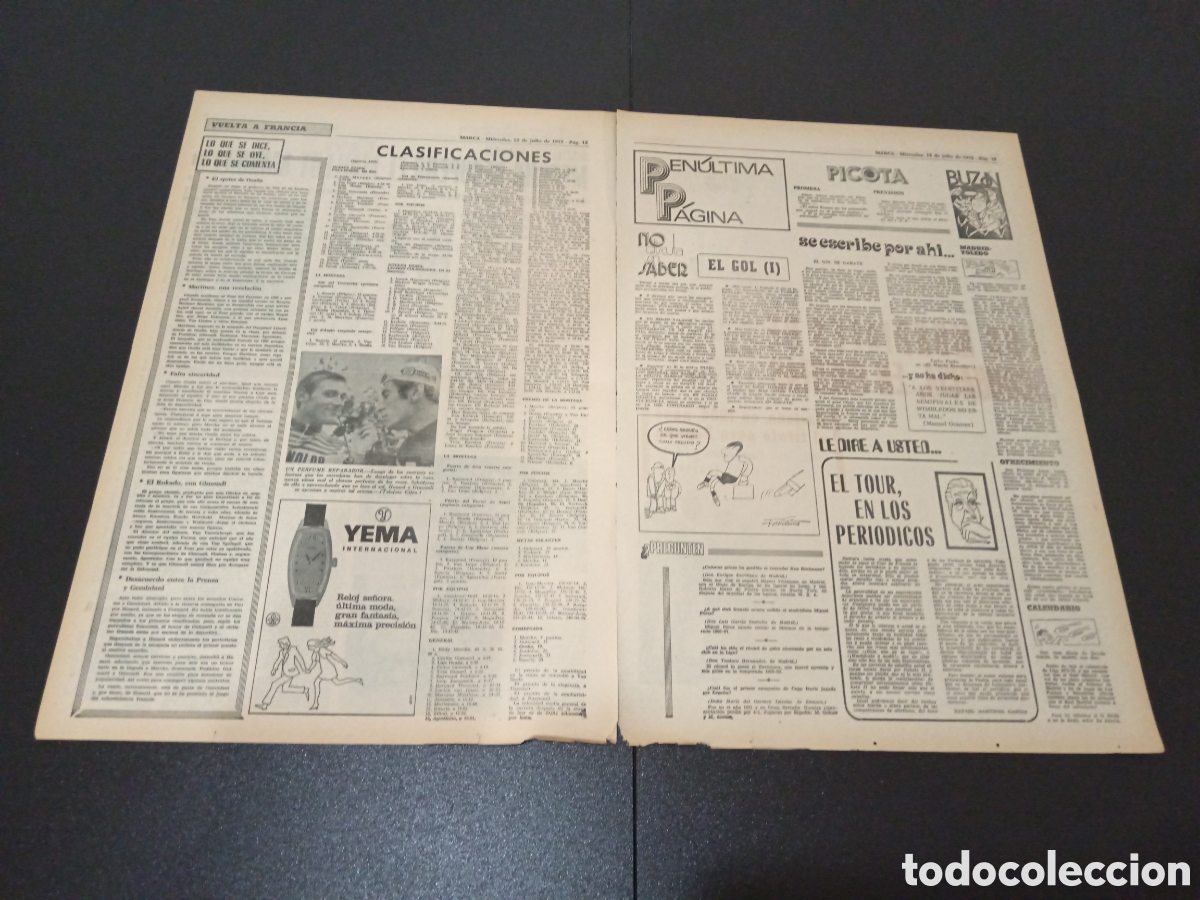 Coleccionismo deportivo: MARCA 12/07/1972 - Foto 3