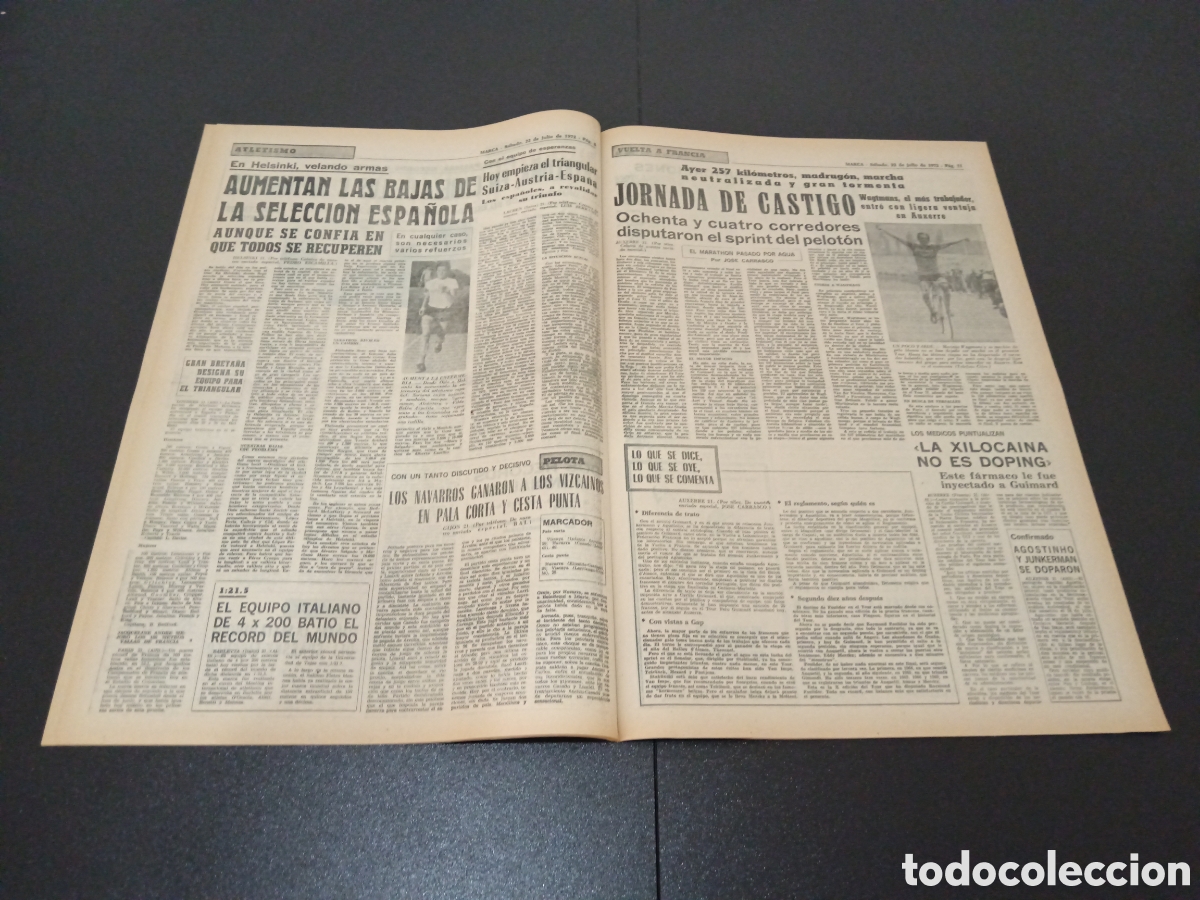 Coleccionismo deportivo: MARCA 22/07/1972 - Foto 3