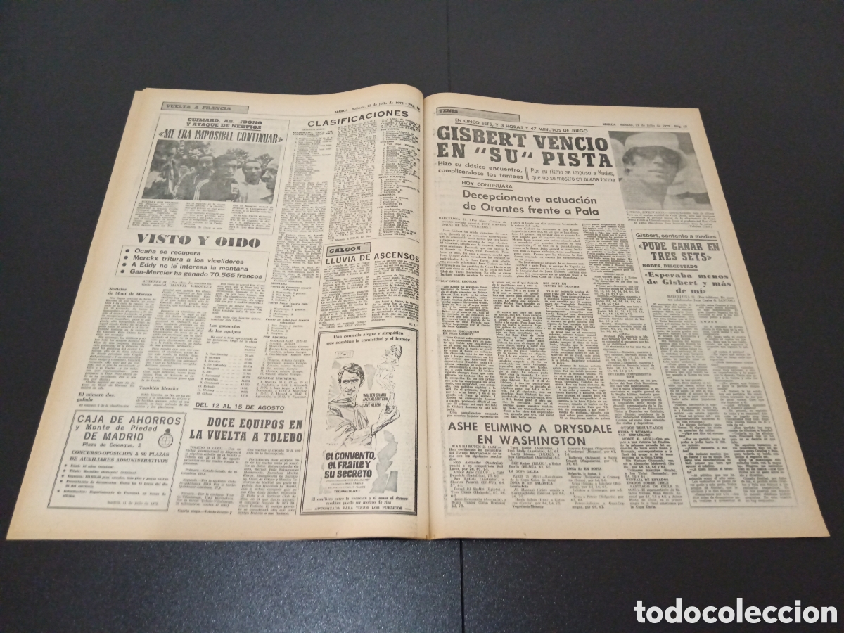 Coleccionismo deportivo: MARCA 22/07/1972 - Foto 4